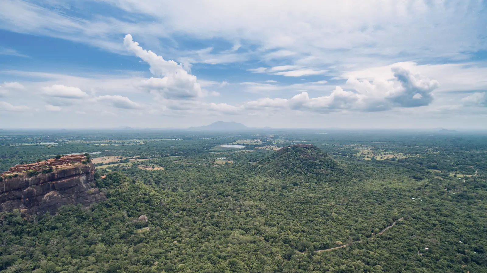 The central plains seen from Sigiriya